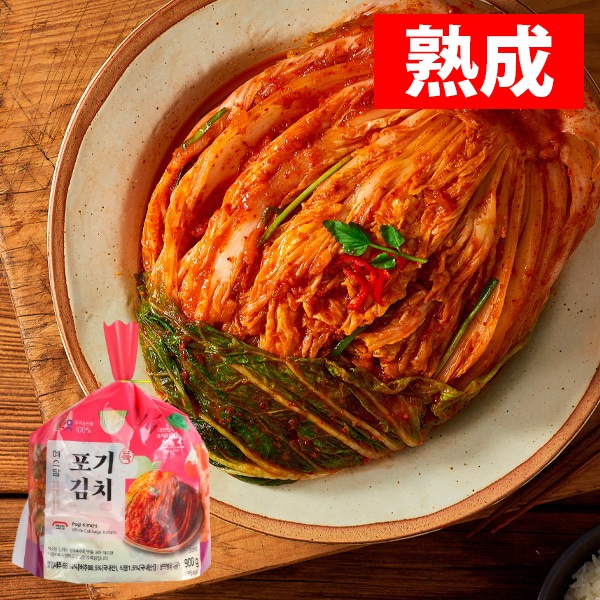 [冷]【熟成】イェソダム 白菜キムチ 900g/セール　韓国産キムチ 白菜 キムチ