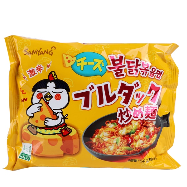 [三養]チーズブルダック炒め麺140g/チーズ味 SAMYANG 袋麺 ラーメン 韓国ラーメン
