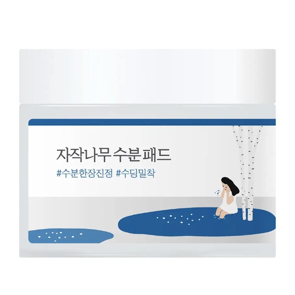 [ROUND LAB] ラウンドラボ シラカバ 水分パッド 80枚入り / 韓国スキンケア 保湿パッド 角質ケア うるおいケア 韓国コスメ