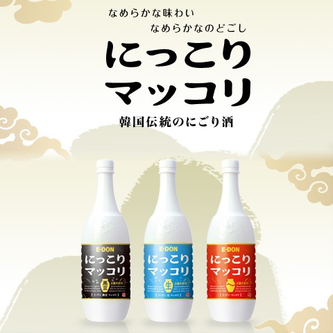[二東]米マッコリ(PET)1L Alc.6％ / コメマッコリ　イドン　まっこり