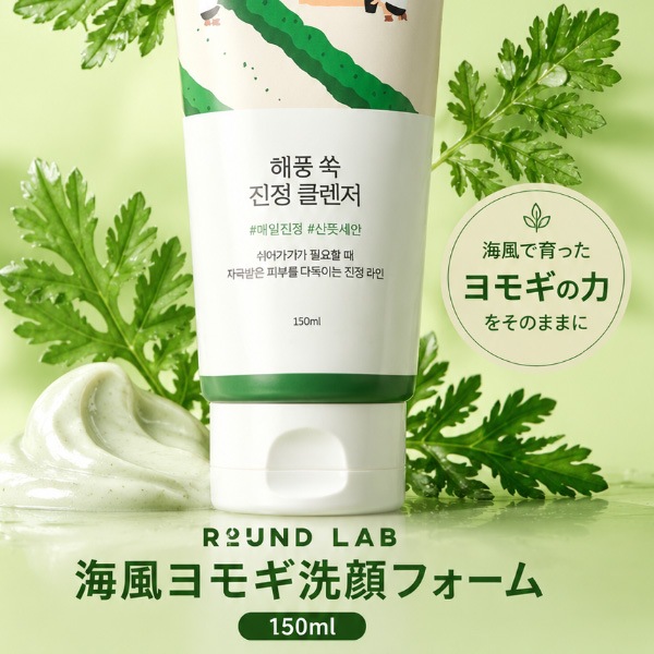 ほぼ半額‼️ ゼンノア　ルシム　六点セット　化粧水　クリーム　洗顔　美容液 ROUND LAB] ラウンドラボ 海風ヨモギ 洗顔フォーム 150ml / 韓国コスメ