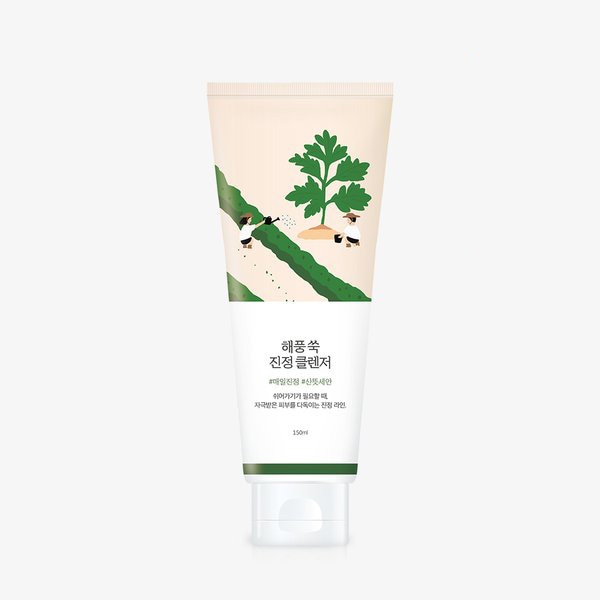 [ROUND LAB] ラウンドラボ 海風ヨモギ 洗顔フォーム 150ml / 韓国コスメ 洗顔料 しっとり すっきり スキンケア