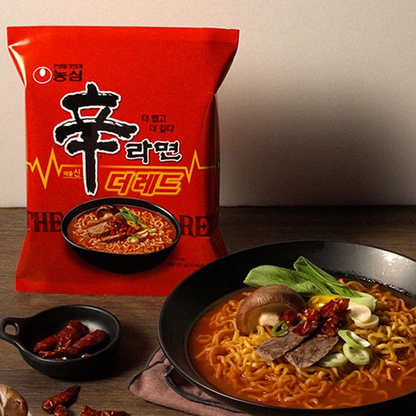 [農心]辛ラーメン THE RED 125g/辛ラーメン ザ レッド 袋ラーメン 韓国らーめん