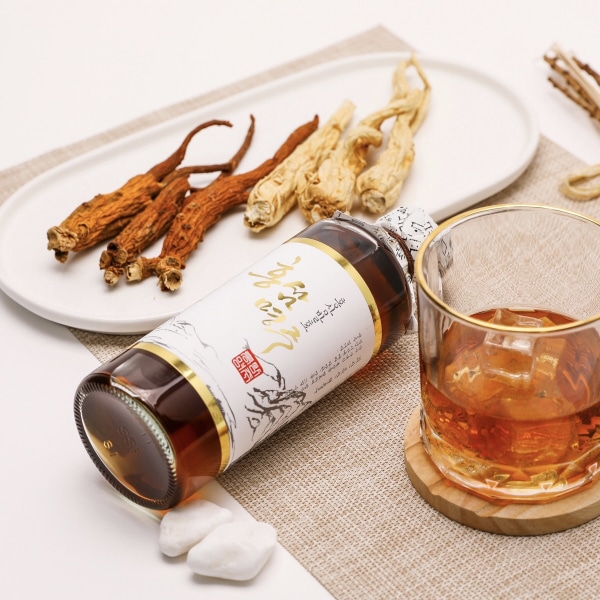 [Hongsamsool]紅参名酒375ml Alc.14％ 