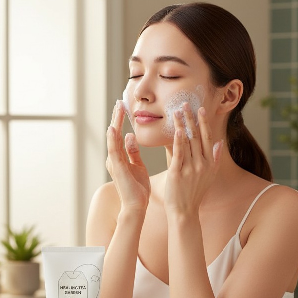 [the saem] ザセム ヒーリングティーガーデン ホワイトティー クレンジングフォーム 150ml / 韓国コスメ 洗顔料 すっきり しっとり 毎日洗顔