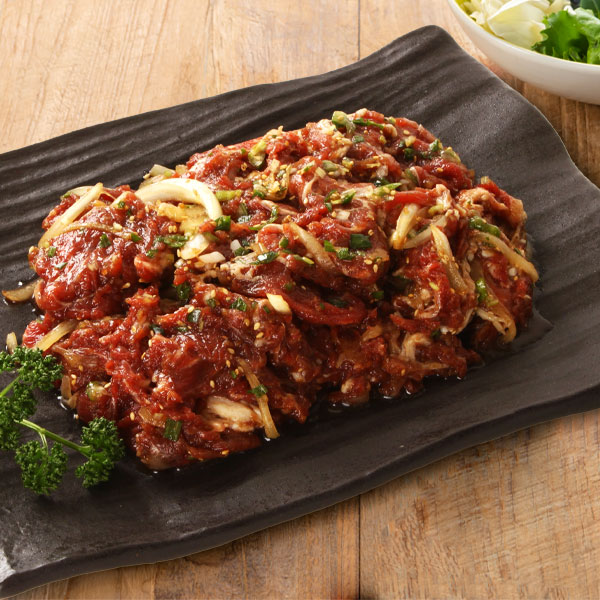 [凍]ヤンニョム (味付け) 牛 プルコギ 約1kg/ 韓国料理　韓国本場の味　焼肉