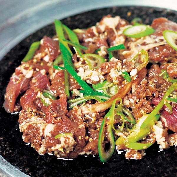 [凍]ヤンニョム (味付け) 牛 プルコギ 約1kg/ 韓国料理　韓国本場の味　焼肉