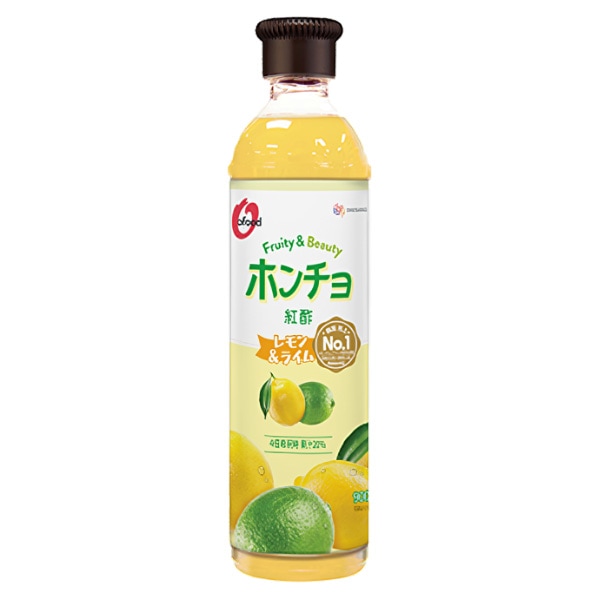 [清浄園]飲む紅酢 ホンチョ レモン＆ライム味 900ml / ホンチョ チョンジョンウォン 飲むお酢 健康飲料 韓国飲み物 韓国食品