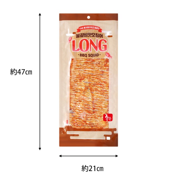 [LONG] 旨辛カルビ味 LONG スルメイカ 90g / 