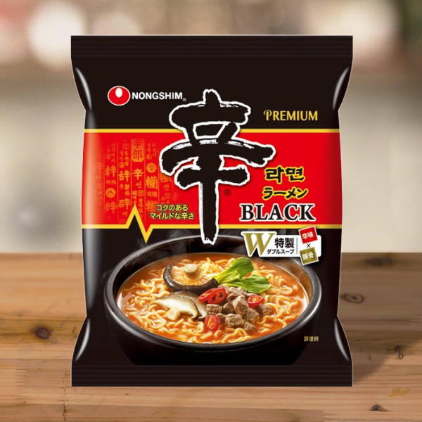 [農心]辛ラーメン ブラック130g/BLACK 辛ラーメン/