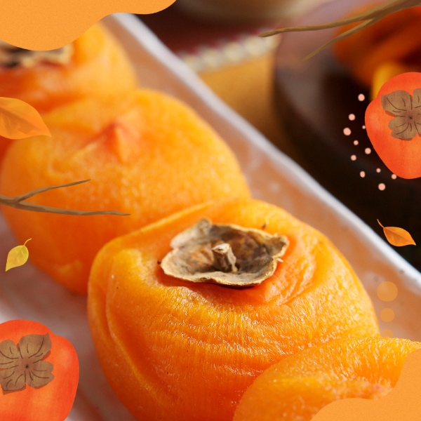 凍]韓国産 あんぽ柿 干し柿 550g / お歳暮 完全無添加 高級 ドライ