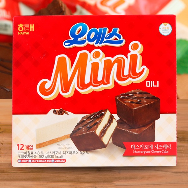 ヘテ]オーイエス ミニ192g/韓国食品 韓国お菓子 韓国土産 菓子パン