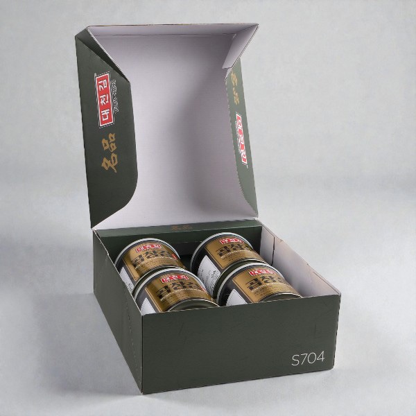 大川海苔（テチョンギム）コプチャン海苔 名品ギフトセット〈4缶入〉/ 