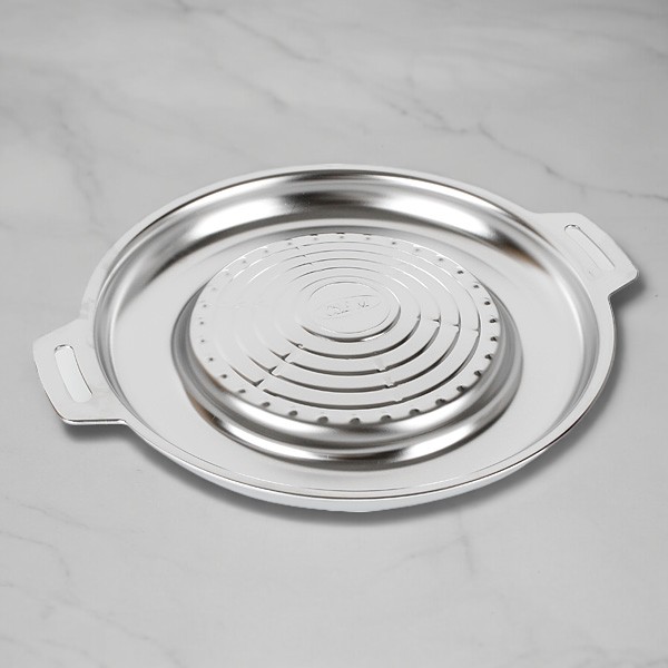 [調理器具]ステンレスプルコギ板30cm/鍋料理 キッチン用品 韓国鍋 韓国食器