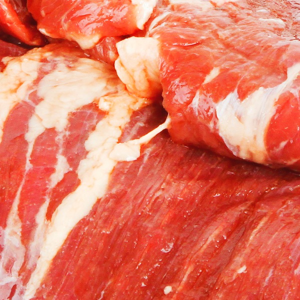 [凍]皮むき牛ハラミブロック約1kg【量り売り】※クレジットカード・銀行振込支払い不可※