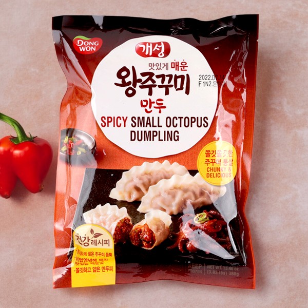 [凍]東遠 開城 王イイダコ餃子/ 380g(約10個入り) 辛口