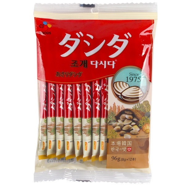 [CJ]貝ダシダ あさりダシダスティック92g/8g×12本