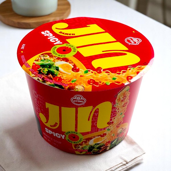 [オトゥギ] ジンラーメン スパイシー大盛カップ 110g /  韓国ラーメン ジンラーメンカップ麺