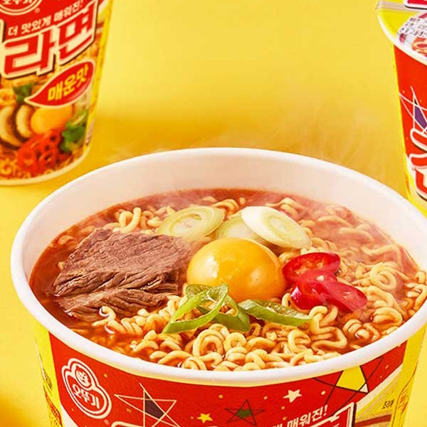 [オトゥギ] ジンラーメン スパイシー大盛カップ 110g /  韓国ラーメン ジンラーメンカップ麺