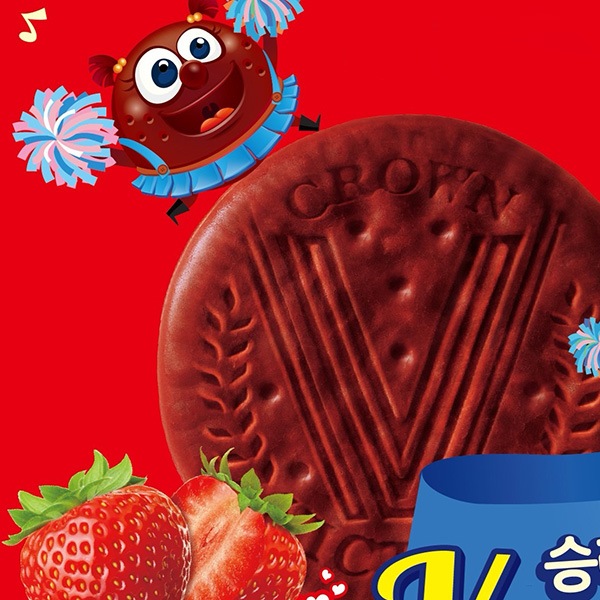 CROWN] ビックパイ イチゴ味 216g / | 韓国市場,新商品,食品新商品