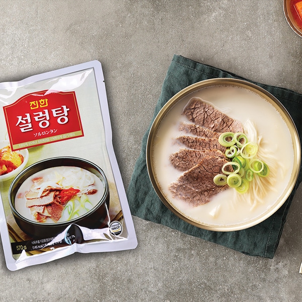 [眞漢]ソルロンタン570g/韓国食品 食材 料理 レトルト 非常食 保存食