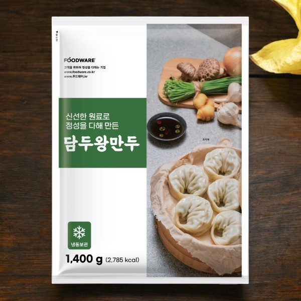 [凍]ダムドゥ 業務用 手作り肉 餃子1.4kg / 王マンドゥ 韓国食品 ぎょうざ 韓国食材 韓国餃子