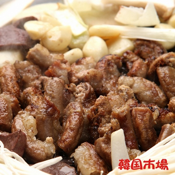 [凍]牛ホルモン(小腸) 脂多め 約1kg / ホルモン焼き 焼肉 もつ鍋