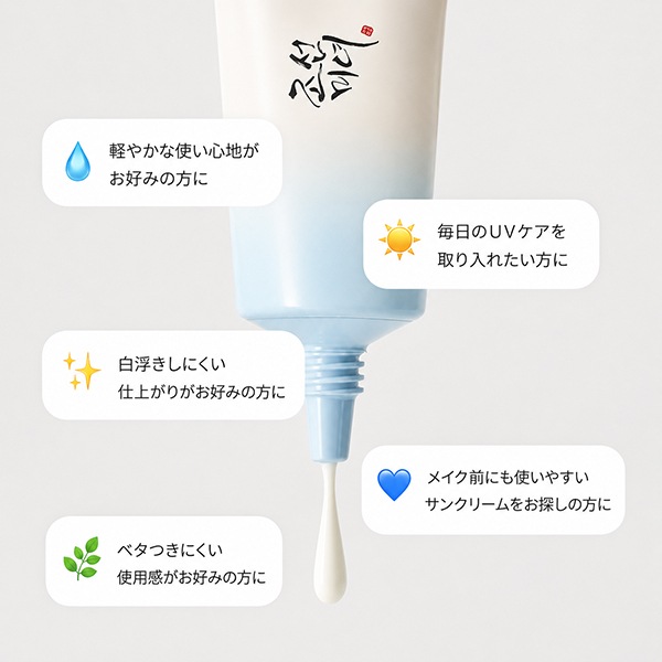 Beauty of Joseon] 米サンクリーム アクアフレッシュ 50ml /SPF50+