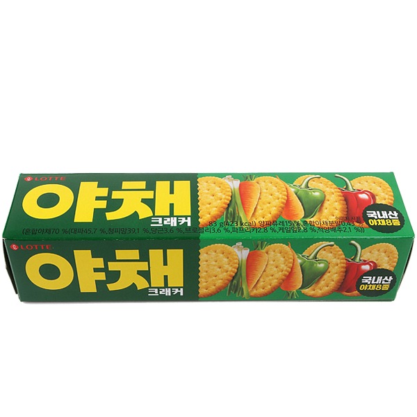 [ロッテ]野菜クラッカー83g / 韓国お菓子 韓国食品 おやつ