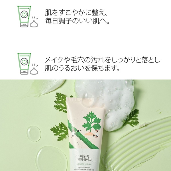 [ROUND LAB]ラウンドラボ 海風 ヨモギ クレンザー150ml /洗顔