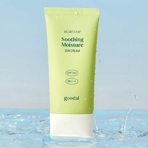 [goodal] ドクダミカーミングモイスチャー日焼け止め 50ml  /SPF50+ / PA++++ /  日焼け止め UVケア 潤い 水分 韓国コスメ