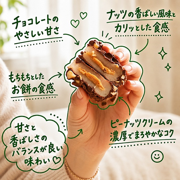 SAMJIN] コミアン 216g / ピーナッツ餅チョコパイ 韓国お菓子 個包装