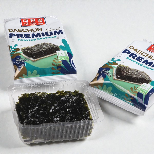 【特価セール】[大川] オリーブ油 弁当用海苔 (8切×8枚×3袋) / 【賞味期限：26.11.26】ギフト 韓国のり 韓国海苔 韓国料理 韓国食材 韓国食品