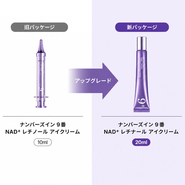 numbuzin] 9番 NAD+(NMN) レチノールボリュームショットアイクリーム
