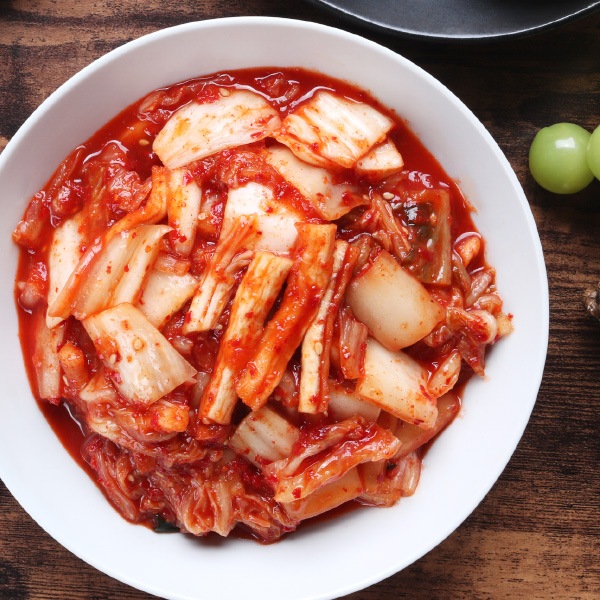 [冷]韓国市場 自家製 白菜 干し大根 キムチ/ 切り干し大根入り 韓国食品 韓国おかず 手作り　