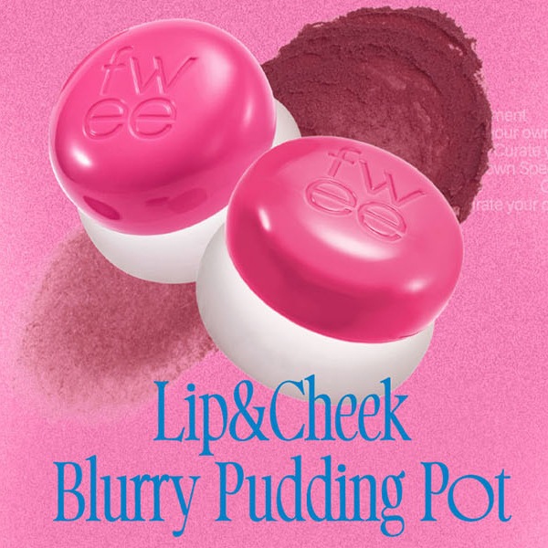 [fwee] リップ アンド チーク ブラーリー プリンポット 5g / 2WAY ふんわり発色 