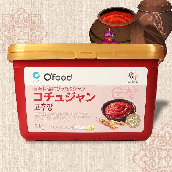 [スンチャン]コチュジャン3kg/韓国調味料 辛みそ 韓国食品　