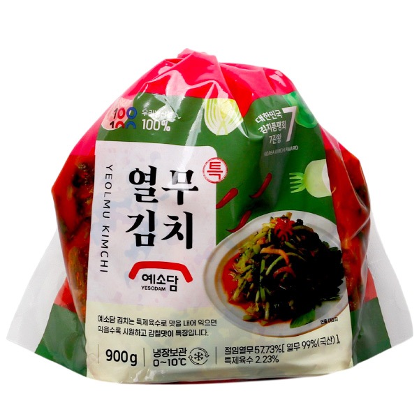 [冷]イェソダム ヨルムキムチ 900g / 【入荷日：12月6日】韓国産キムチ