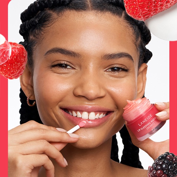 [ラネージュ] リップスリーピングマスク ベリー 20g / ナイトケア 寝ている間に集中保湿