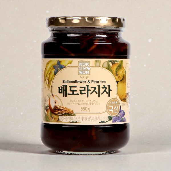 [緑茶園] 梨 キキョウ茶 550g / 梨ドラジ茶 伝統茶 健康茶 韓国お茶 韓国飲料 韓国ドリンク 韓国食品 