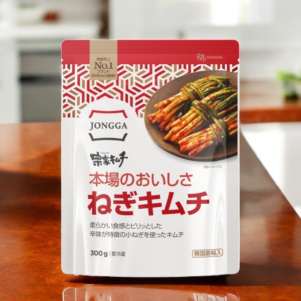 [冷]宗家ネギキムチ300g/韓国キムチ 韓国産小ねぎ使用 チョンガ 韓国キムチ