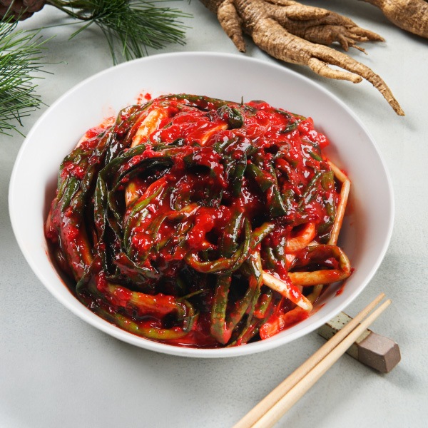 [冷] 韓国市場 ネギ キムチ 500g / シャキ旨 ネギ好き必見