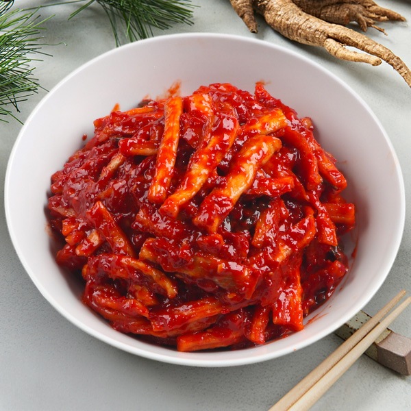 [冷] 韓国市場 切干し大根 辛口和え 500g / やみつき食感 旨辛ダイコン和え