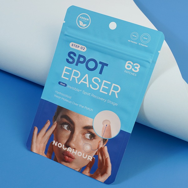 [NOLAHOUR] ニキビパッチ スポットイレイザー  63枚入り / ブルー step2