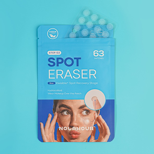 [NOLAHOUR] ニキビパッチ スポットイレイザー  63枚入り / ブルー step2