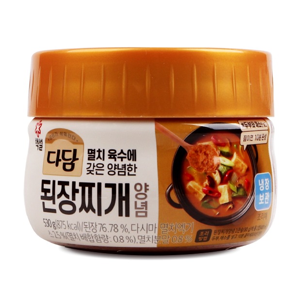 [冷]CJダダム味噌鍋の素530g/味噌チゲ 韓国料理 韓国みそ鍋 チゲ味噌 鍋料理