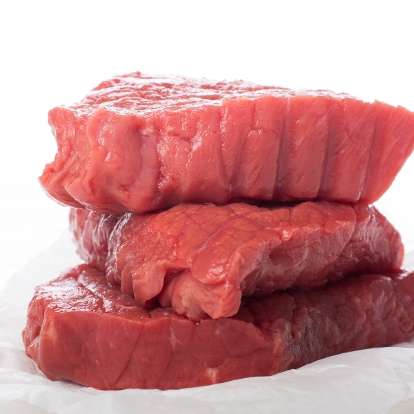 [凍]牛うちもも 約5kg / トップサイド かぶり無【量り売り】※銀行振込支払い不可※