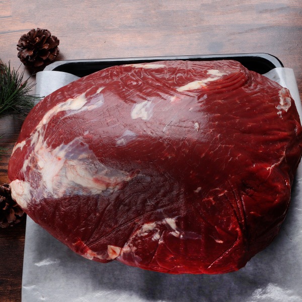 [凍]牛うちもも 約5kg / トップサイド かぶり無【量り売り】※銀行振込支払い不可※