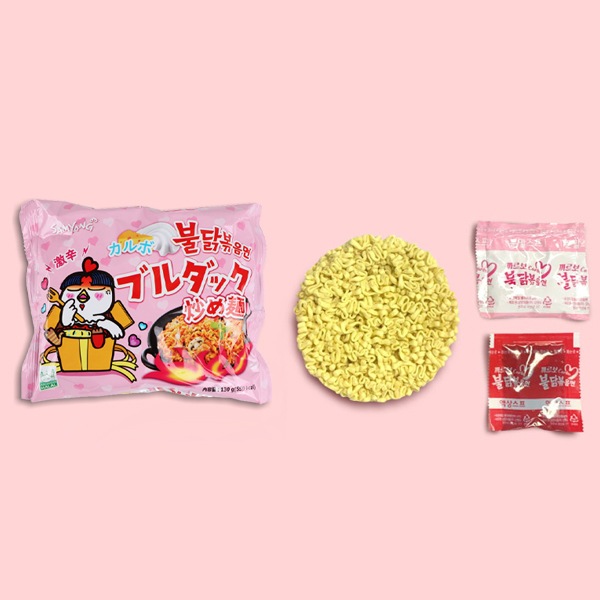 [三養]カルボナーラブルダック炒め麺130g/日本語　SAMYANG　