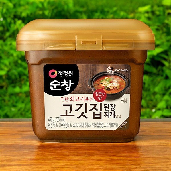 [スンチャン] 牛だし入りテンジャン 450g/ チゲ用 味噌 韓国市場 韓国食品